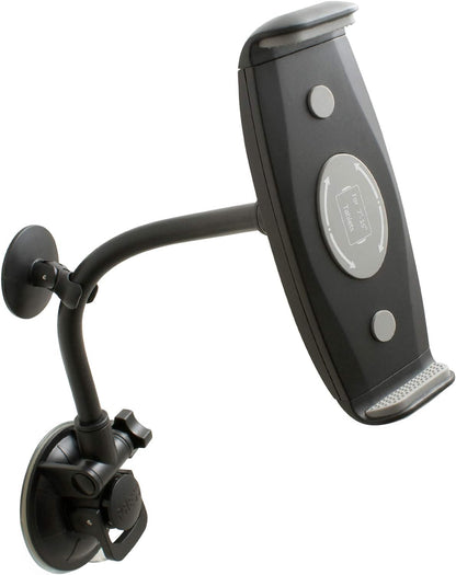 SYSTEM-S KFZ Auto Windschutzscheiben Halterung mit Saugfuß für Tablet PC von 15,5-25,5 cm