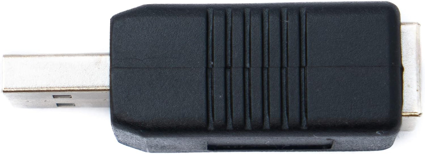 System-S USB A male auf  USB B female Adapterstecker Converter Konverter Adapter