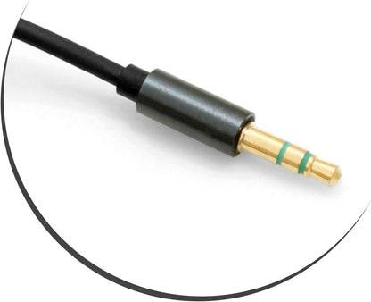 SYSTEM-S 3.5mm Klinke 4 Polig (male) auf 3.5mm Klinke AUX Stereo Buchse 100 cm (female)