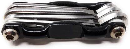 System-S klappbares Multitool Werkzeug Kit, schwarz, 7in1