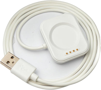 SYSTEM-S USB 2.0 cable 100 cm charging cable for Oppo Band 3 Pro 3 2 Smartwatch in white 