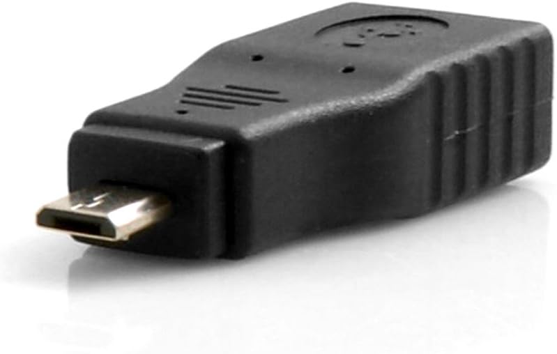 SYSTEM-S Micro USB Stecker zu USB Typ A Eingang OTG On The Go Host Konverter Adapter Kabel