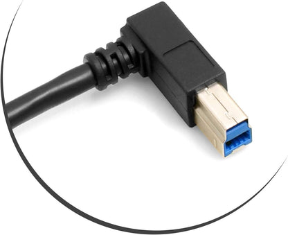 SYSTEM-S USB Typ B 3.0 links gewinkelt auf 19pin Motherboard Kabel