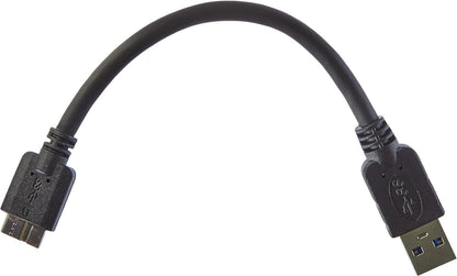 System-S Kurzes Micro USB 3.0 (USB 3.0 Micro-B) Daten & Ladekabel 10 cm für Samsung Galaxy Note 3