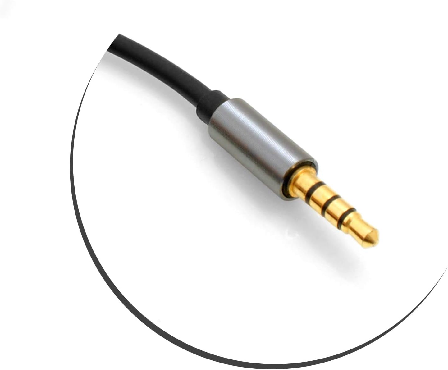 SYSTEM-S 3.5mm Klinke AUX Stereo Stecker (male) auf 3.5mm Klinke AUX Stereo Stecker 200 cm 4 Polig (male)