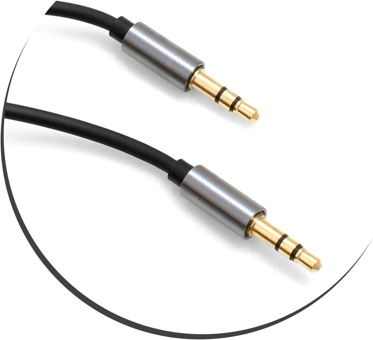 SYSTEM-S 3.5mm Klinke (male) auf 3.5mm Klinke AUX Stereo Stecker 200 cm 3 Polig (male)
