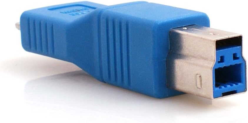 System-S USB 3.0 Adapter Typ B Stecker auf Micro B Stecker in Blau