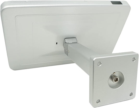 SYSTEM-S Wand Tisch Halterung abschließbar 90° für Microsoft Surface Pro 8 13.0" in Grau