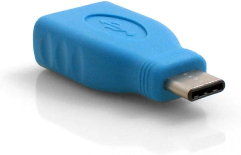 SYSTEM-S USB 3.1 Adapter Typ C Stecker auf A 2.0 Buchse in Blau