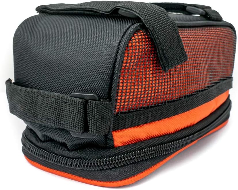 SYSTEM-S Bicycle Bag Holder in Orange Mount for Smartphone