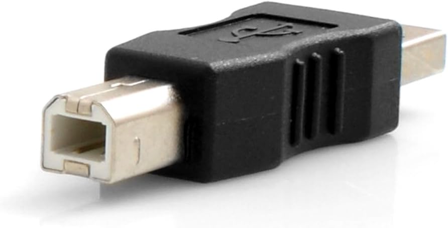 SYSTEM-S USB Type A male to USB Type B male adapter cable adapter plug adapter converter 