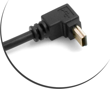 System-S Mini USB Kabel auf Mini USB Abwärts Winkel 27 cm