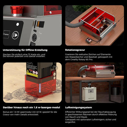 Creality Falcon 2 Pro enclosed laser engraver