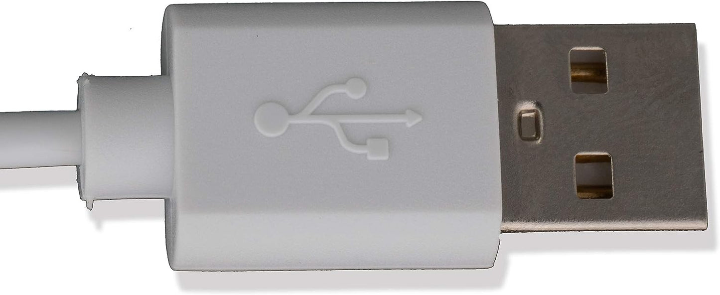 SYSTEM-S USB 2.0 Kabel 75 cm Weiß Ladestation für Huawei Honor Watch GS PRO Smartwatch