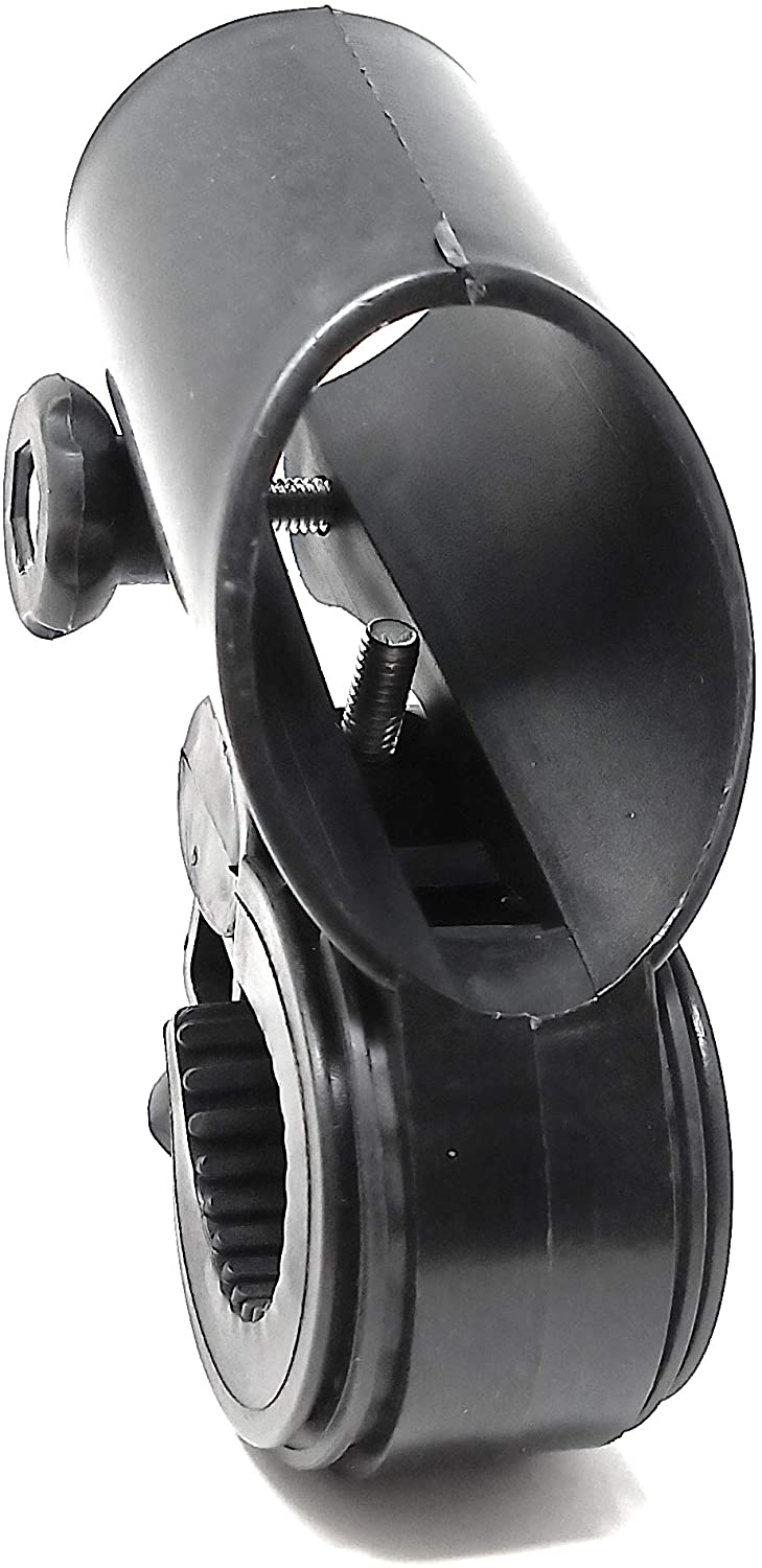 System-S Fahrrad Licht Halterung, schwarz, Befestigung Taschenlampen Halter