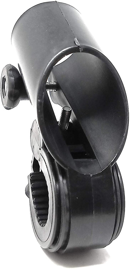 System-S Fahrrad Licht Halterung, schwarz, Befestigung Taschenlampen Halter