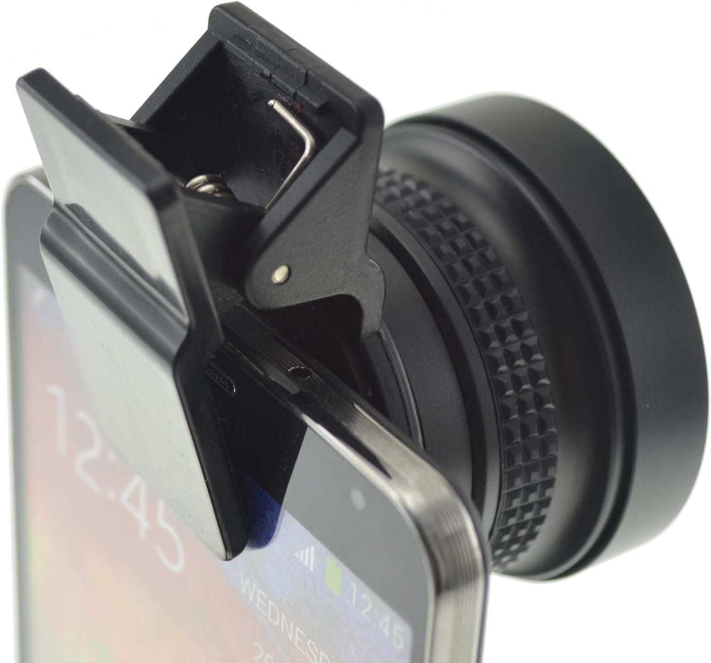 SYSTEM-S Fisheye and Macro 37 mm lens with clip and protective case for smartphone
