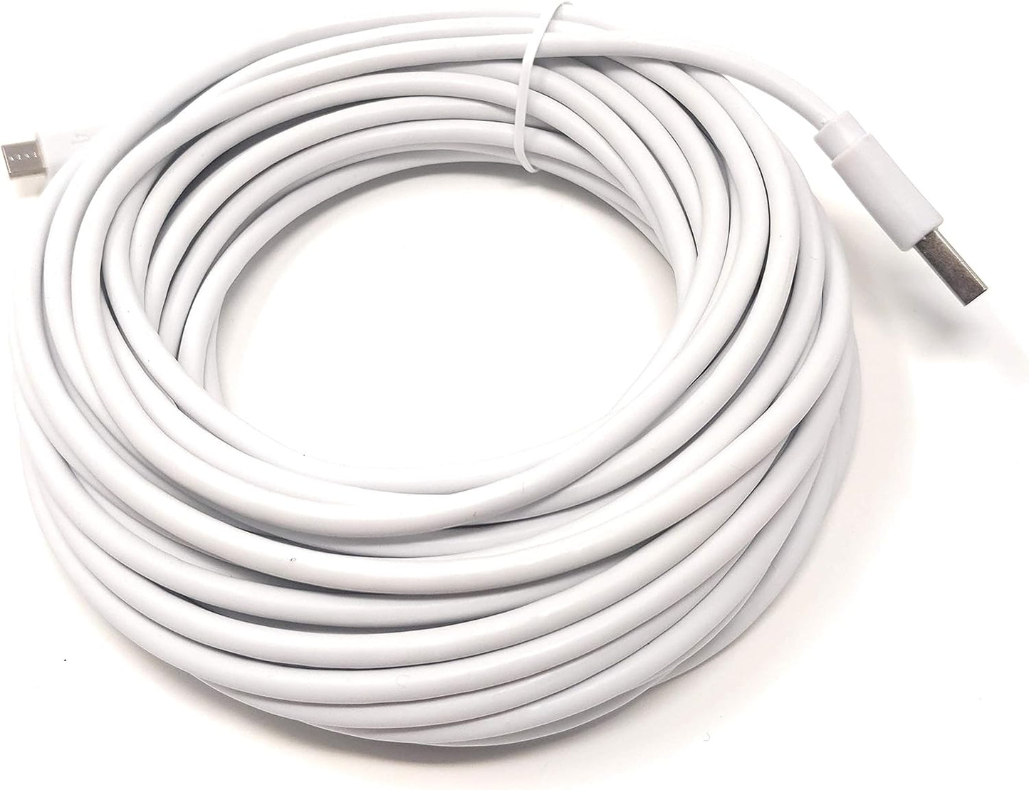 SYSTEM-S 10 m Micro USB cable charging cable in white