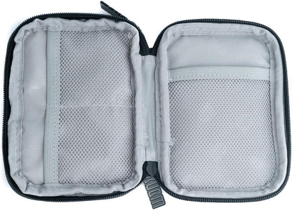 Schutztasche gepolstert spritzwasserfest doppel Tasche Schwarz für Powerbank Kopfhörer