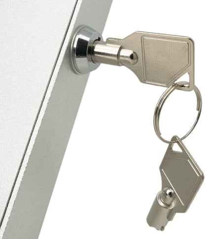 SYSTEM-S Wand Tisch Halterung abschließbar 90° für Microsoft Surface Pro 8 13.0" in Grau
