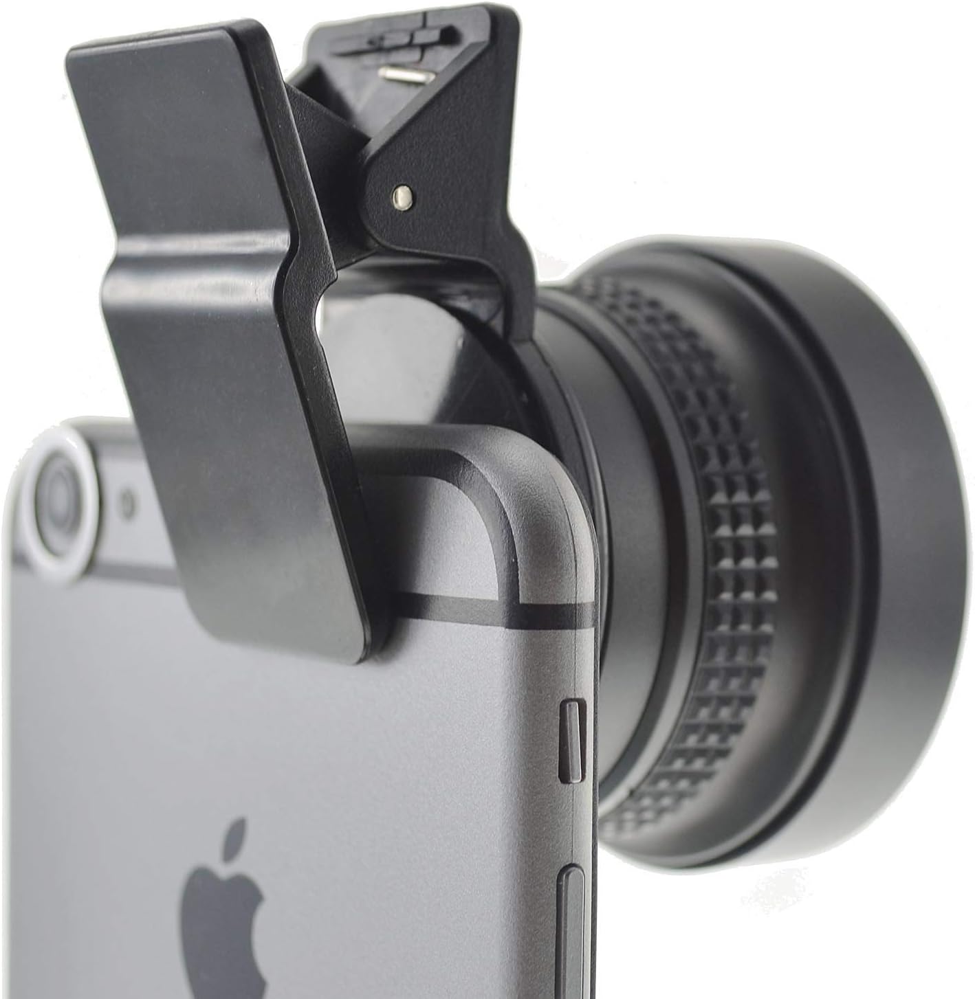 SYSTEM-S Fisheye and Macro 37 mm lens with clip and protective case for smartphone
