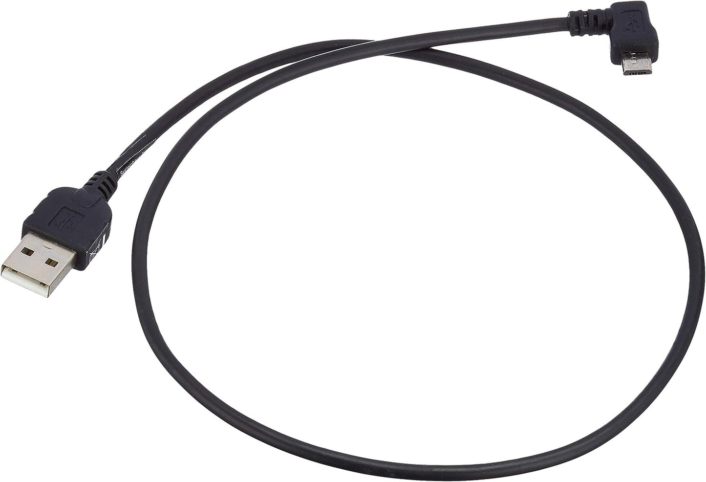 SYSTEM-S Micro USB cable data &amp; charging cable angled plug 50 cm