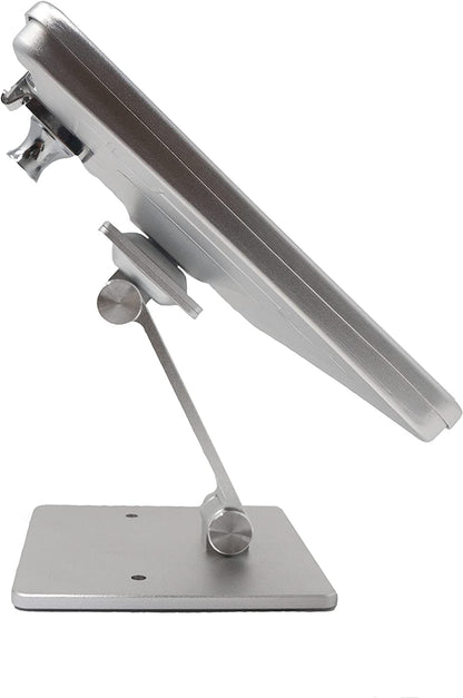 SYSTEM-S Tisch Halterung 360° Ständer abschließbar für Microsoft Surface Pro 8 13.0" Grau