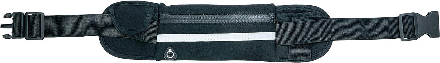 SYSTEM-S Tasche Gürteltasche Bauchtasche mit Flaschenhalter in Schwarz