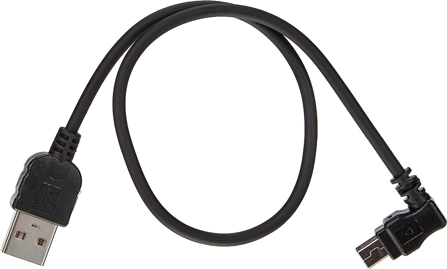 System-S USB 2.0 cable for USB-A to USB Mini-B 5-Pin 30 cm angled connector 90 degrees
