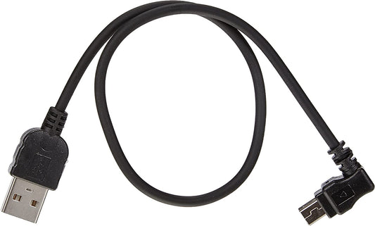 SYSTEM-S USB 2.0 Kabel 30 cm Mini B Buchse zu Typ A Stecker Winkel für Garmin