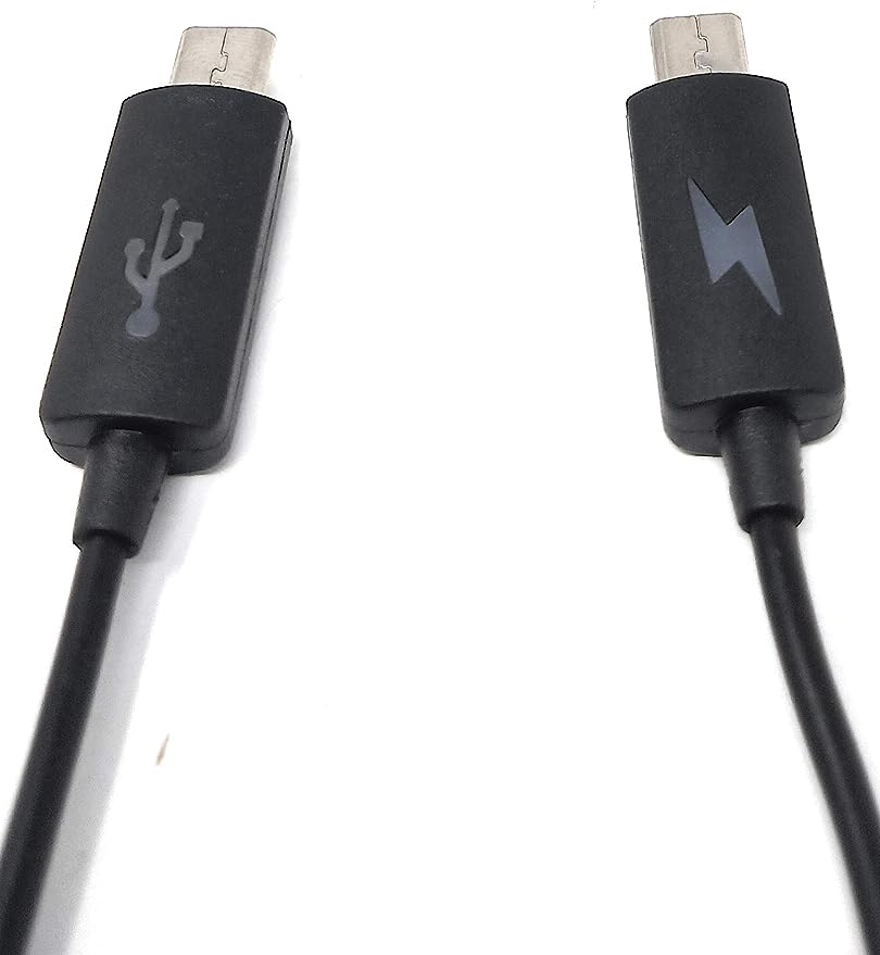 SYSTEM-S OTG Host und Ladeadapter Kabel Micro USB zu Micro USB für Smartphone, schwarz