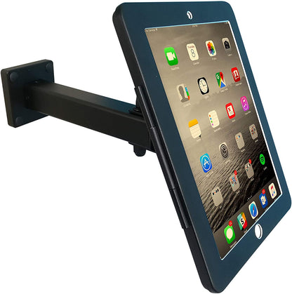 SYSTEM-S Abschließbare Wandhalterung für iPad Pro 12.9" (2018, 2020, 2021) A2378, A2461, A2379, A2462, A2229, A2069, A2232, A223, A1876, A1895, A1983, A2014