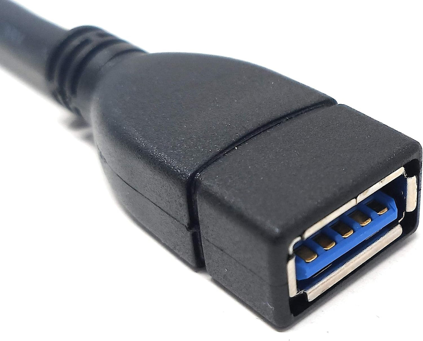 System-S USB 3.0 Typ A (male) auf USB 3.0 Typ A (female) Kabel Datenkabel Verlängerungskabel 30 cm