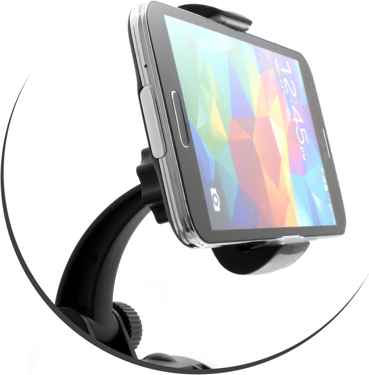SYSTEM-S Universal Autohalterung Auto KFZ Handyhalterung für Armaturenbrett Handy Smartphone Halterung Halter