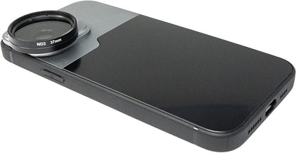 SYSTEM-S ND Filter Set 37 mm Neutraldichte mit Hülle und Tasche für iPhone 14 Pro Max