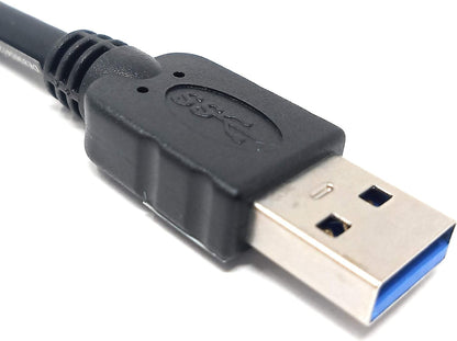 System-S USB 3.0 Typ A (male) auf USB 3.0 Typ A (female) Kabel Datenkabel Verlängerungskabel 30 cm