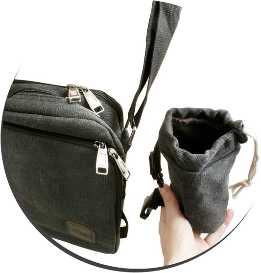 System-S Univeral mit Getränkehalter Umhängetasche, 26 cm, Schwarz