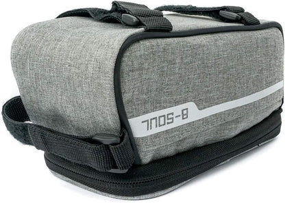 SYSTEM-S Fahrrad Tasche Halterung in Grau Befestigung für Smartphone