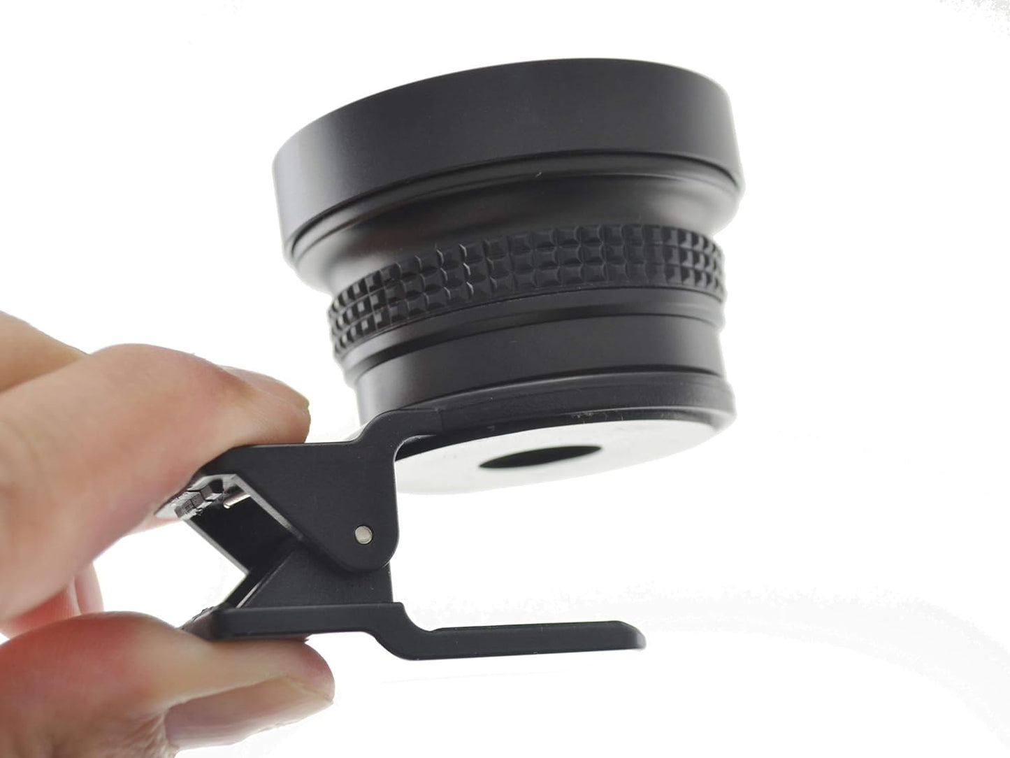 SYSTEM-S Fisheye and Macro 37 mm lens with clip and protective case for smartphone