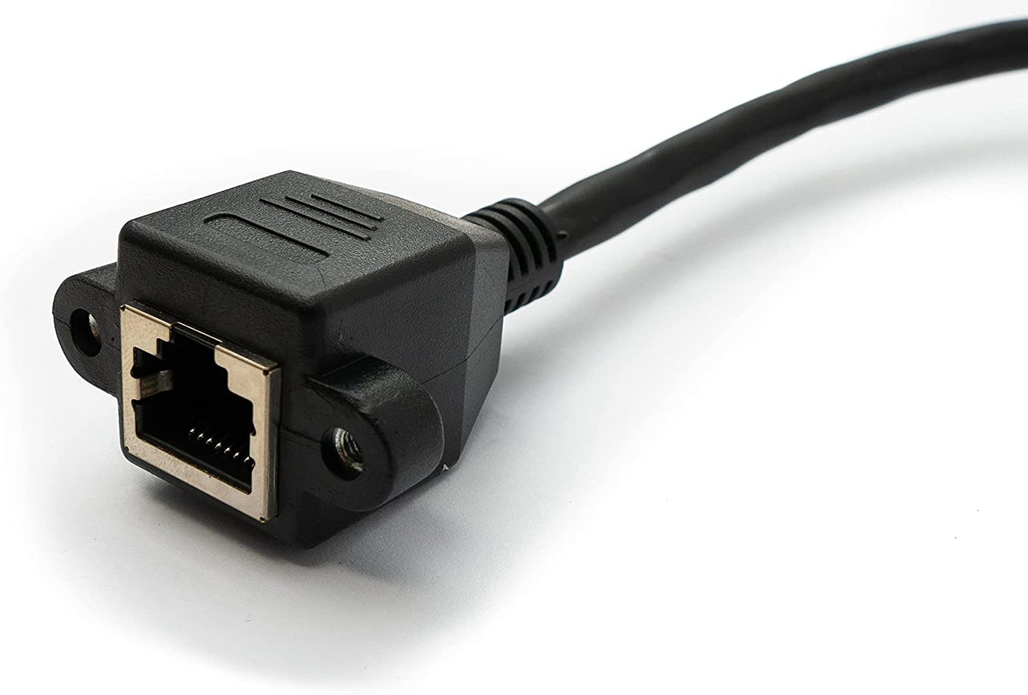 SYSTEM-S USB 2.0 Kabel 100 cm Typ A Stecker zu Mini B Stecker Spirale Winkel in Schwarz