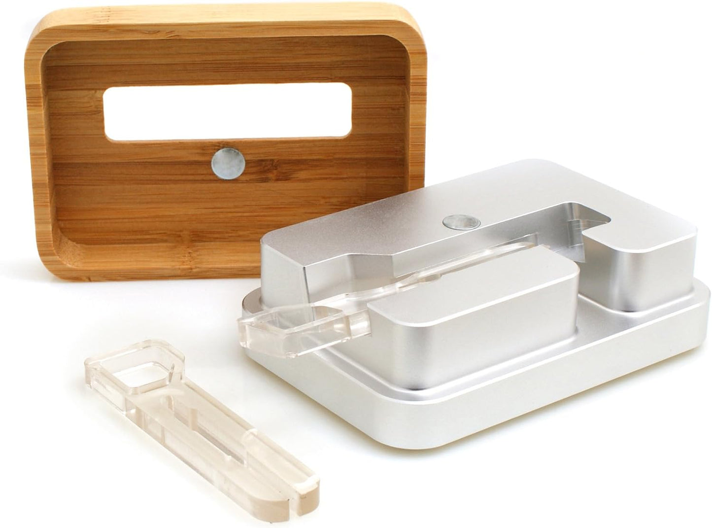 SYSTEM-S Handy Docking Ladestation aus Holz für iPhone 6 6S 6 Plus 6S Plus 5S 5C 4S