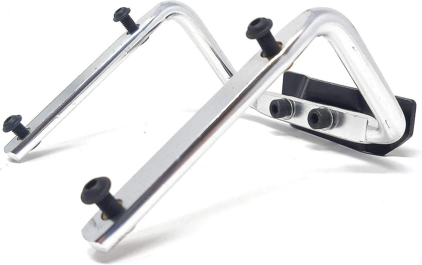 SYSTEM-S Fahrradsattel doppel Trinkflaschen Halterungsvorrichtung Farbe: Silber