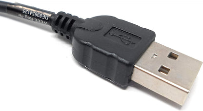 SYSTEM-S Micro USB 2.0 Kabel gewinkelt 90 grad Winkelstecker (links/male) Datenkabel und Ladekabel 140 cm