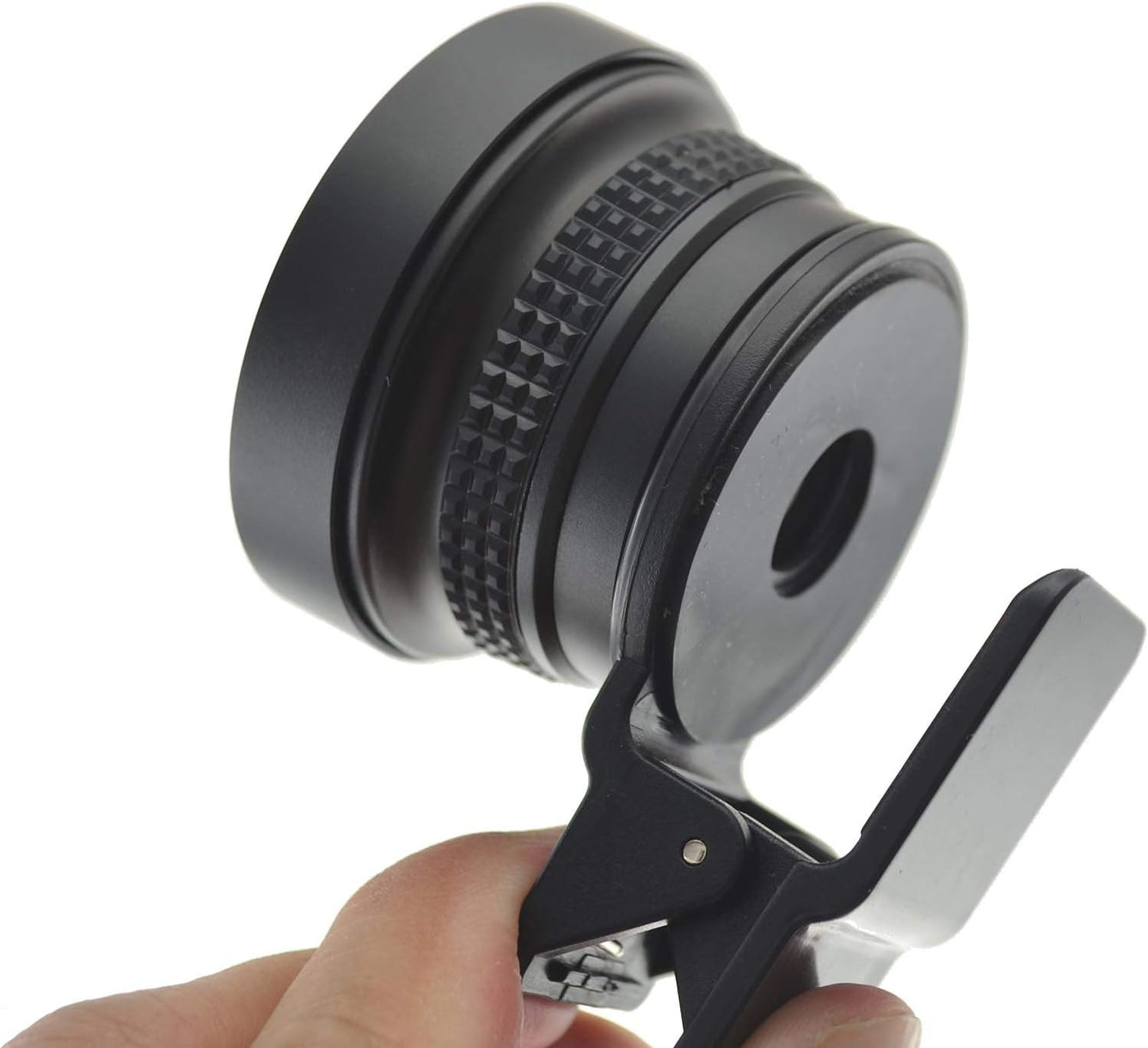 SYSTEM-S Fisheye and Macro 37 mm lens with clip and protective case for smartphone