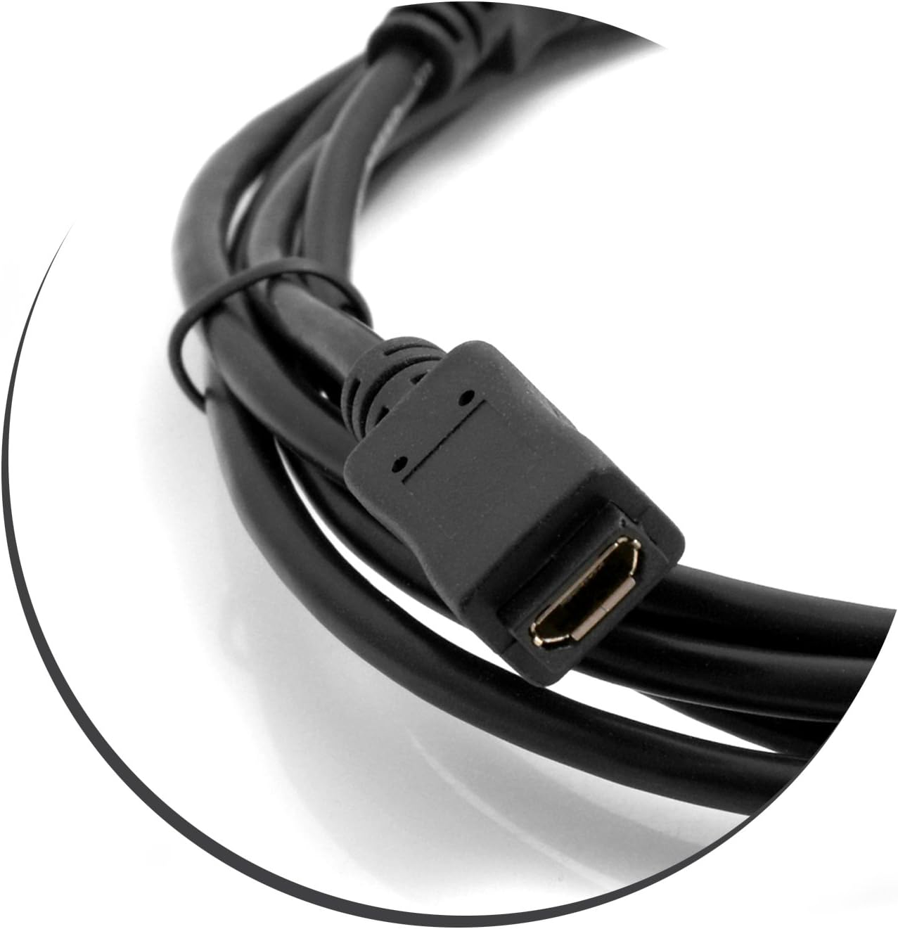 SYSTEM-S Micro USB (female) to USB Type B (male) data cable charging cable converter 150 cm
