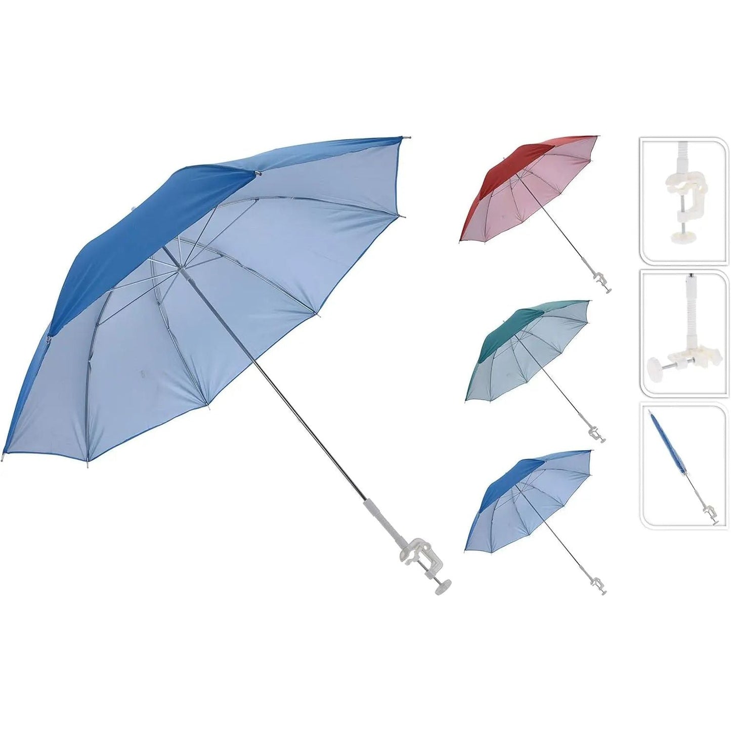 Sonnenschirm für Buggy Sonnenliege Balkonschirm Kinderwagen Ø 100 cm