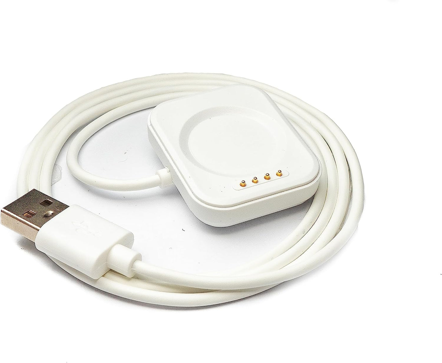SYSTEM-S USB 2.0 cable 100 cm charging cable for Oppo Band 3 Pro 3 2 Smartwatch in white 