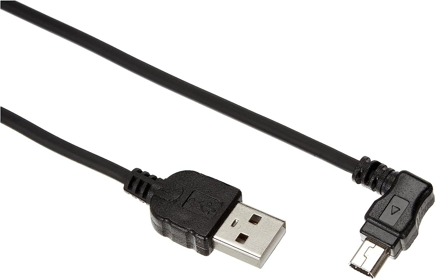 System-S USB 2.0 cable for USB-A to USB Mini-B 5-Pin 30 cm angled connector 90 degrees