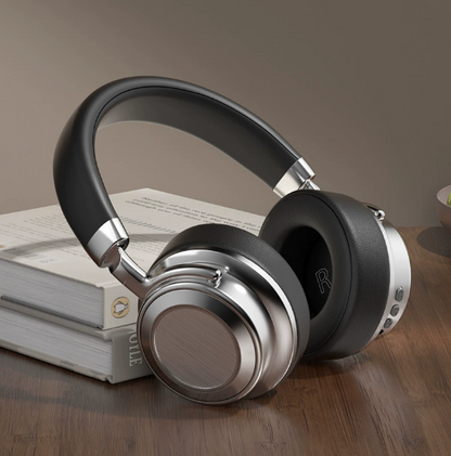Retro Bluetooth 5.4 Kopfhörer HiFi Bass 38h Akku Gaming Low Latency