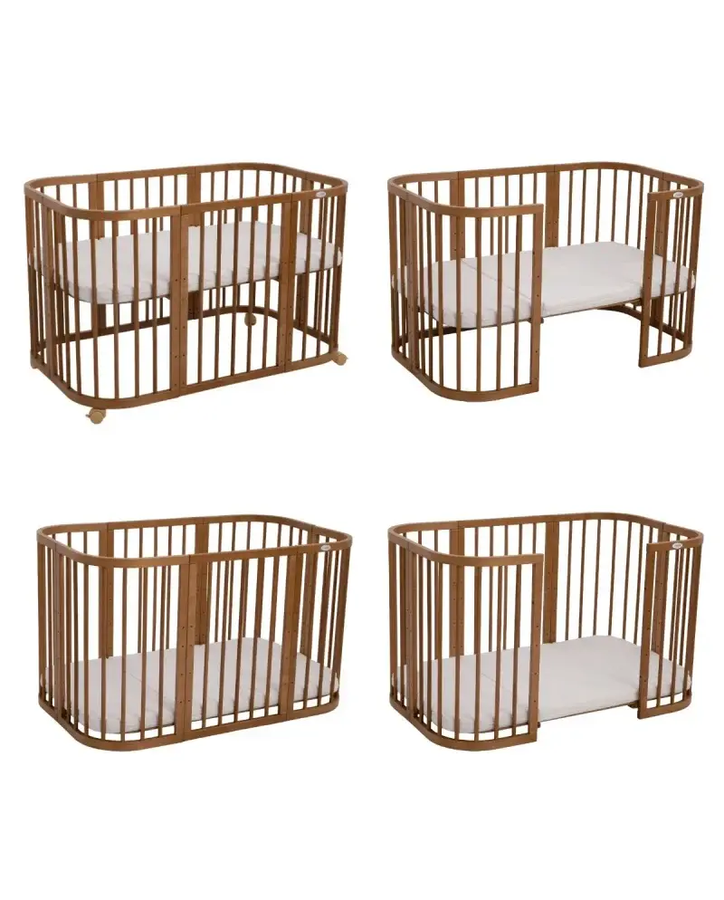 Babybett 7-in-1  Quadratische Form | B-Ware